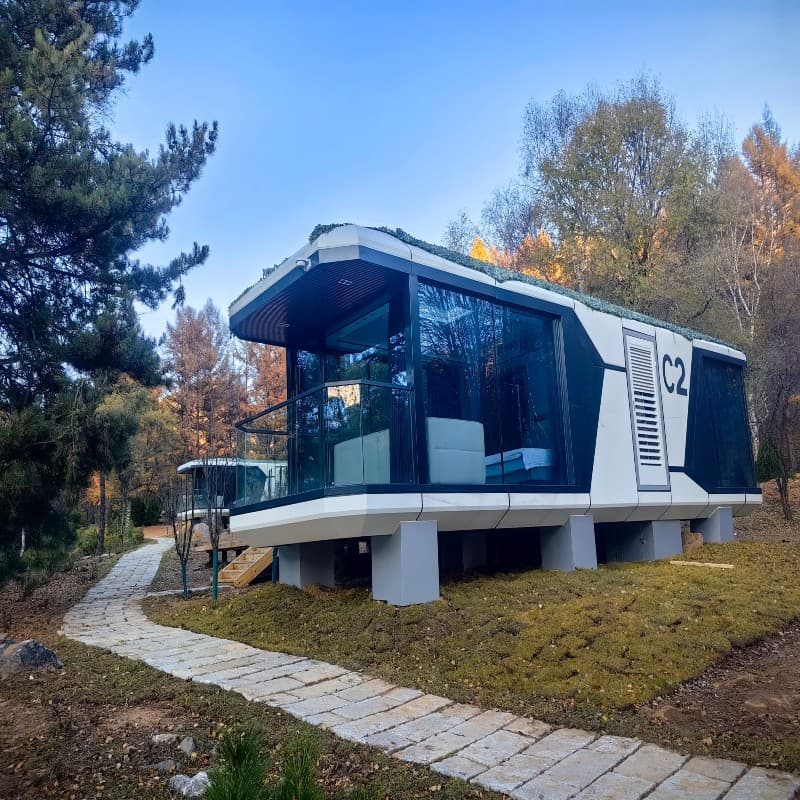 YunSu T40 38m² Aluminum alloy mobile prefabricated capsule house