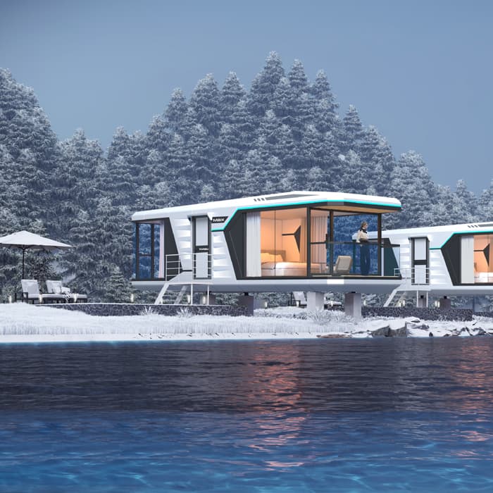 Modular Capsule House: A Futuristic Living Experience