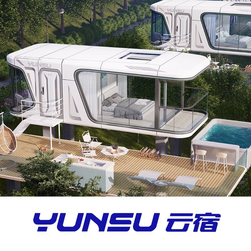 Modular Space Capsule House and hotel Luxury Space Capsule Residences wholesale Capsule Accommodation