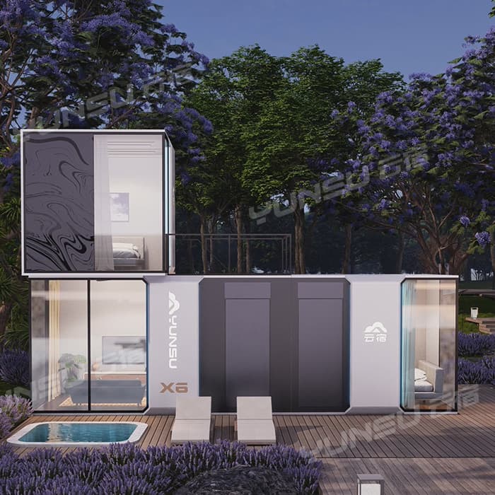 Outdoor Beautiful Capsule House For Sale With Good Design And Price