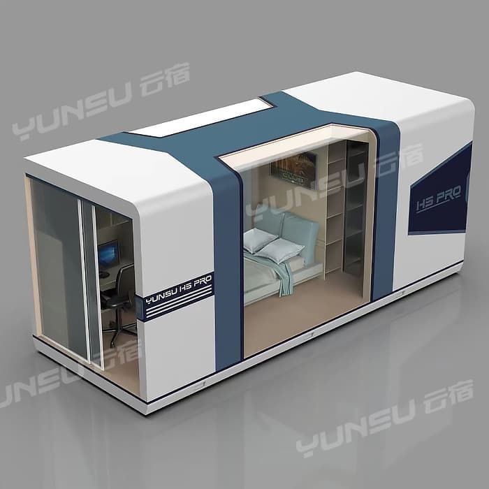 Prefab Capsule House With Good Design For Sale With Good Price And Good Services China