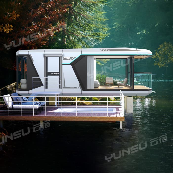 Prefab Capsule House With Good Design For Sale With Good Price And Good Services China