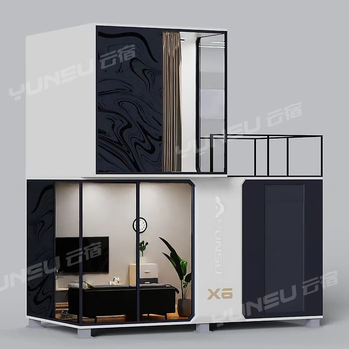 Prefab Capsule House With Good Design For Sale With Good Price And Good Services China