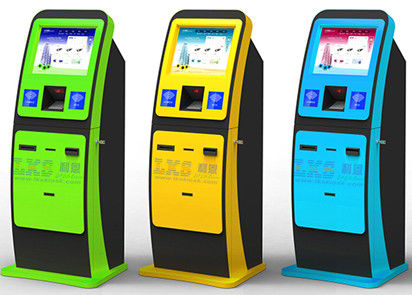 good quality Self Services Bill Payment Kiosk Capacitive Touch Screen Vending Bill Payment Kiosk With Magnetic Card Reader wholesale