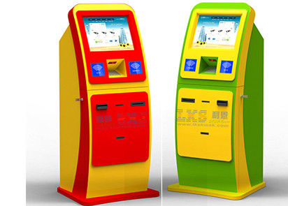 Self Services Bill Payment Kiosk Capacitive Touch Screen Vending Bill Payment Kiosk With Magnetic Card Reader